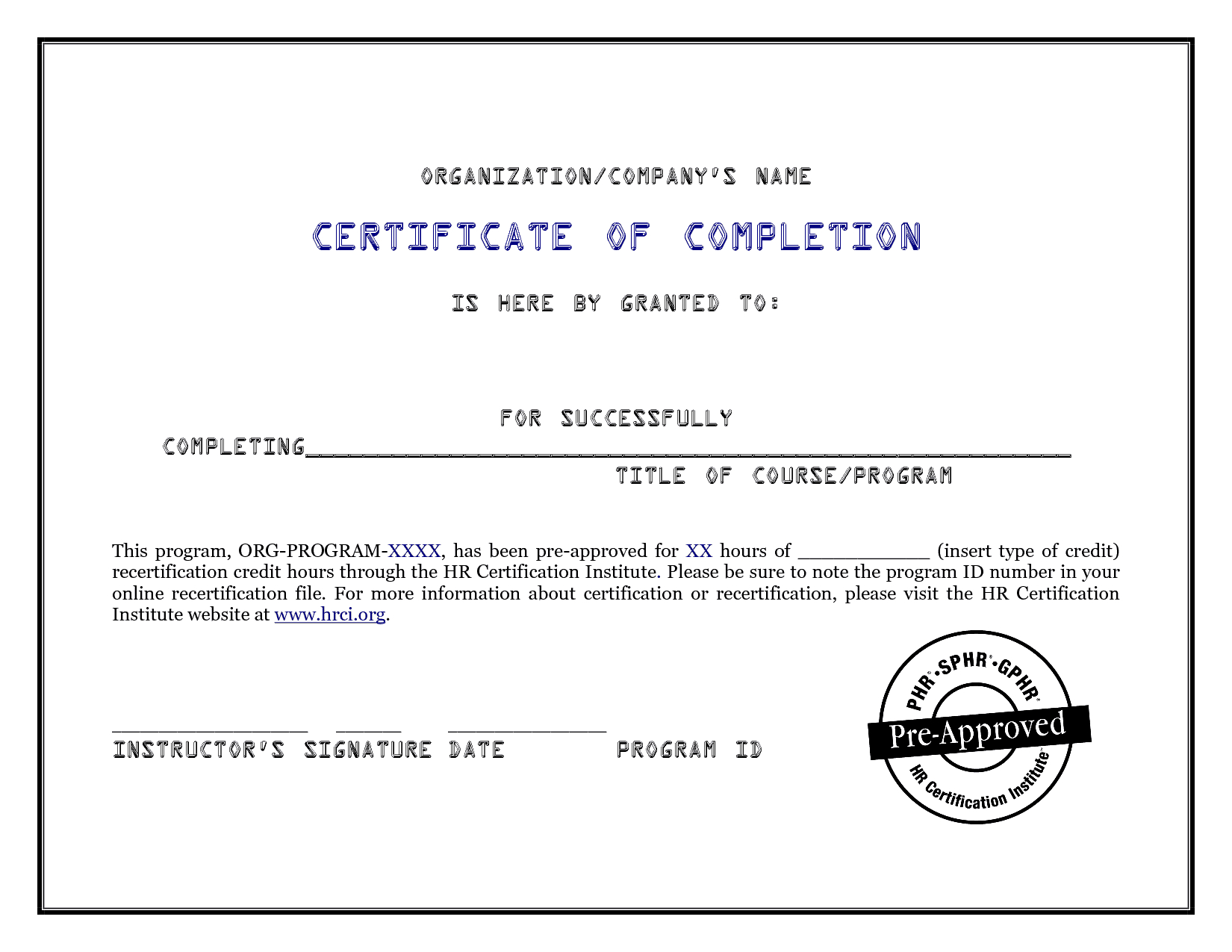 10+ Certificate Of Completion Templates – Word Excel Pdf Formats In Certificate Of Completion Template Construction
