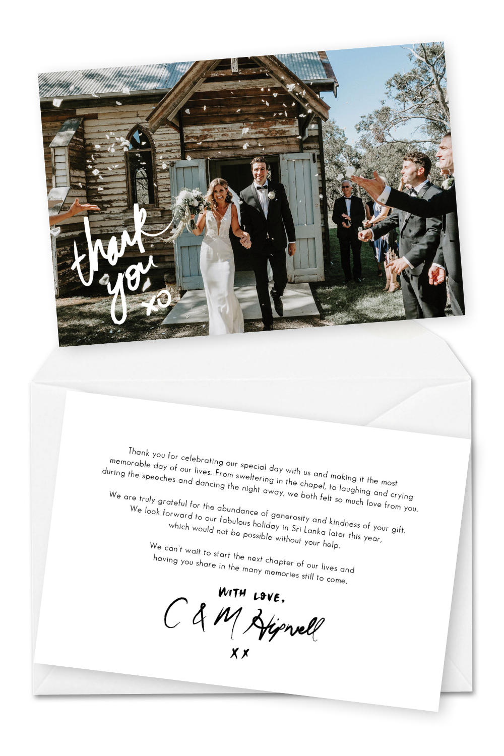 10 Wording Examples For Your Wedding Thank You Cards Intended For Template For Wedding Thank You Cards