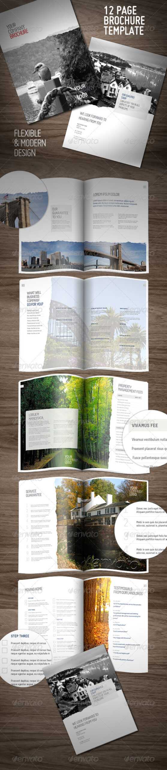 100+ Brochure Template Pages | 1634 Best Brochure Design Pertaining To 12 Page Brochure Template