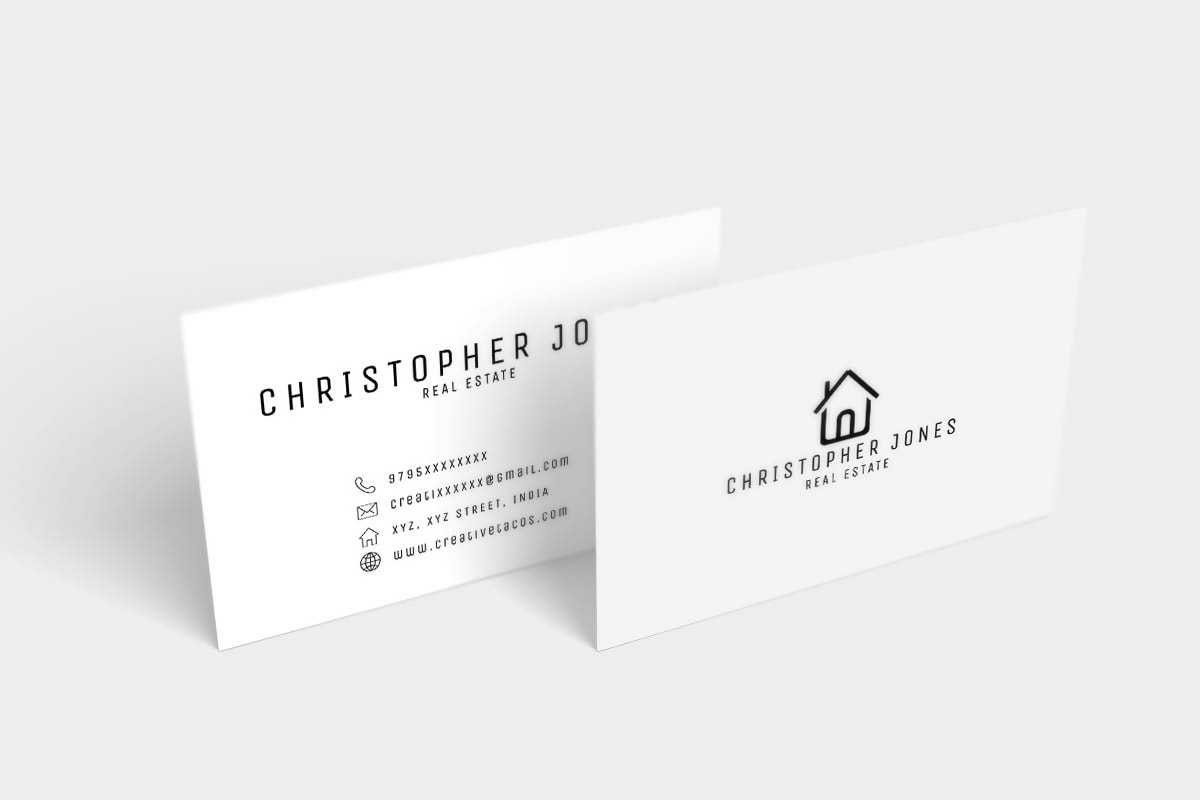 100+ Free Creative Business Cards Psd Templates With Real Estate Business Cards Templates Free