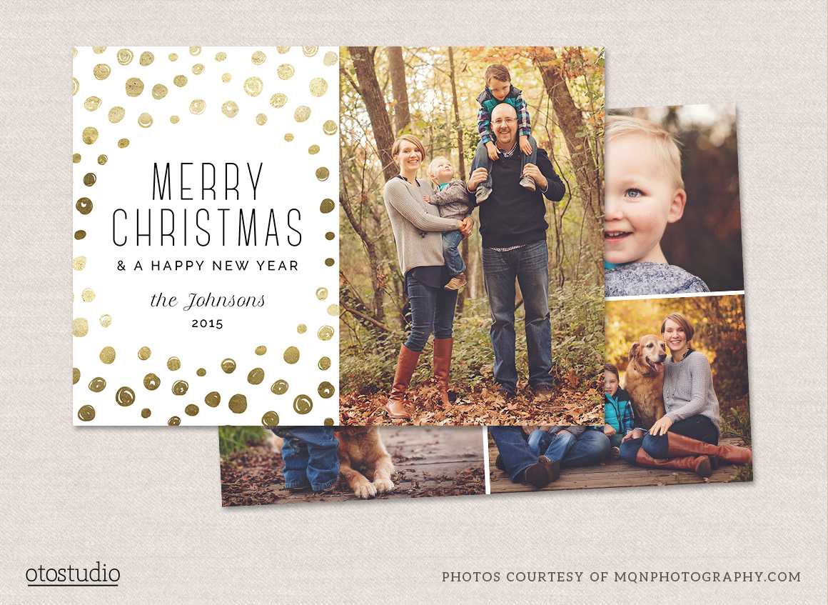 12 Christmas Card Photoshop Templates To Get You Up And With Regard To Free Christmas Card Templates For Photoshop