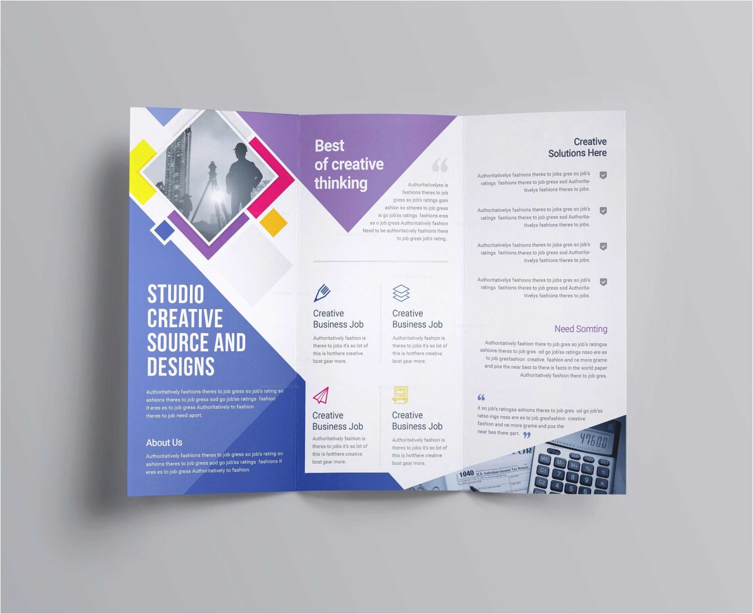 12 Tri Fold Brochure Template Free | Radaircars With Open Office Brochure Template