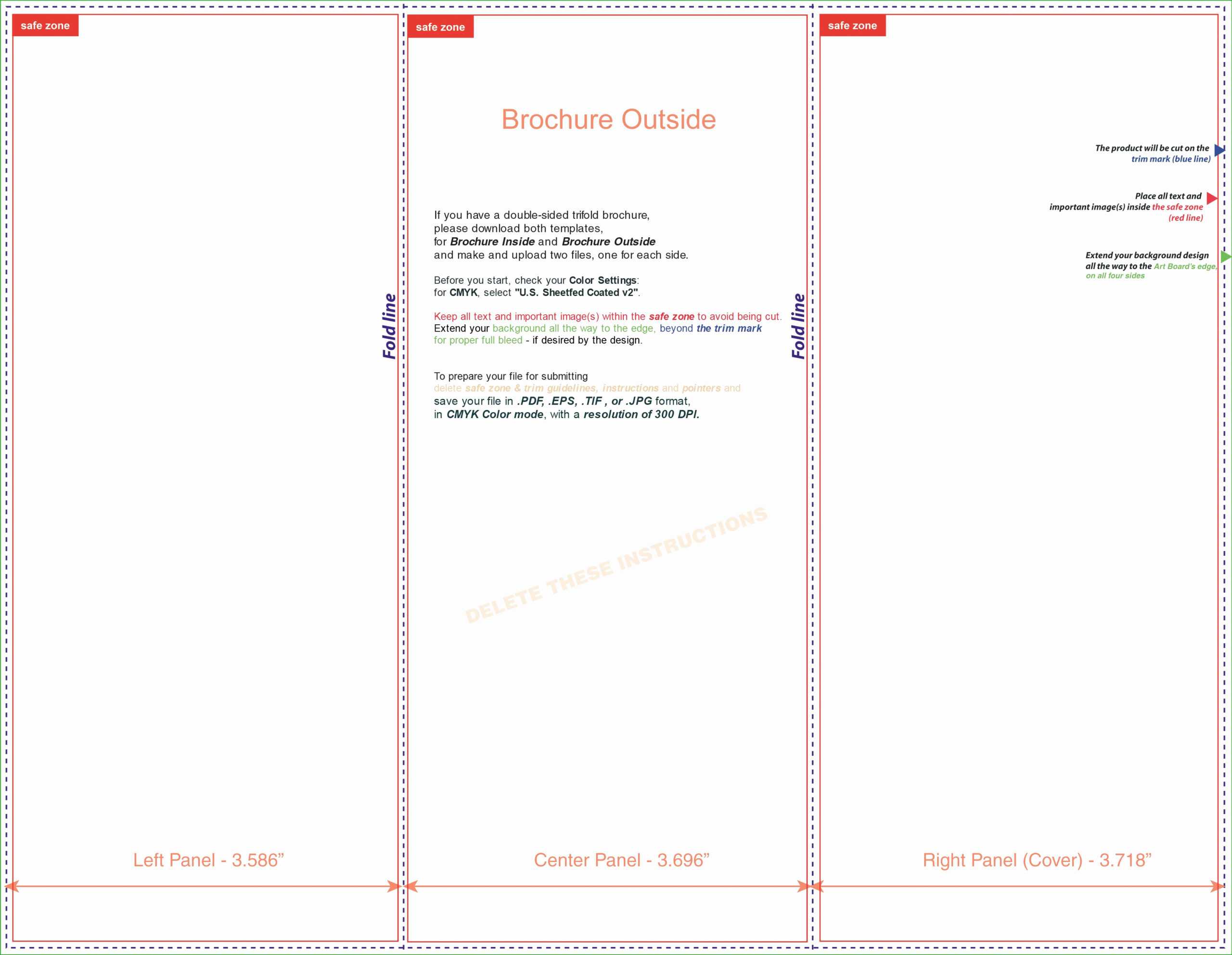12 Trifold Brochure Template | Radaircars Throughout Free Tri Fold Brochure Templates Microsoft Word