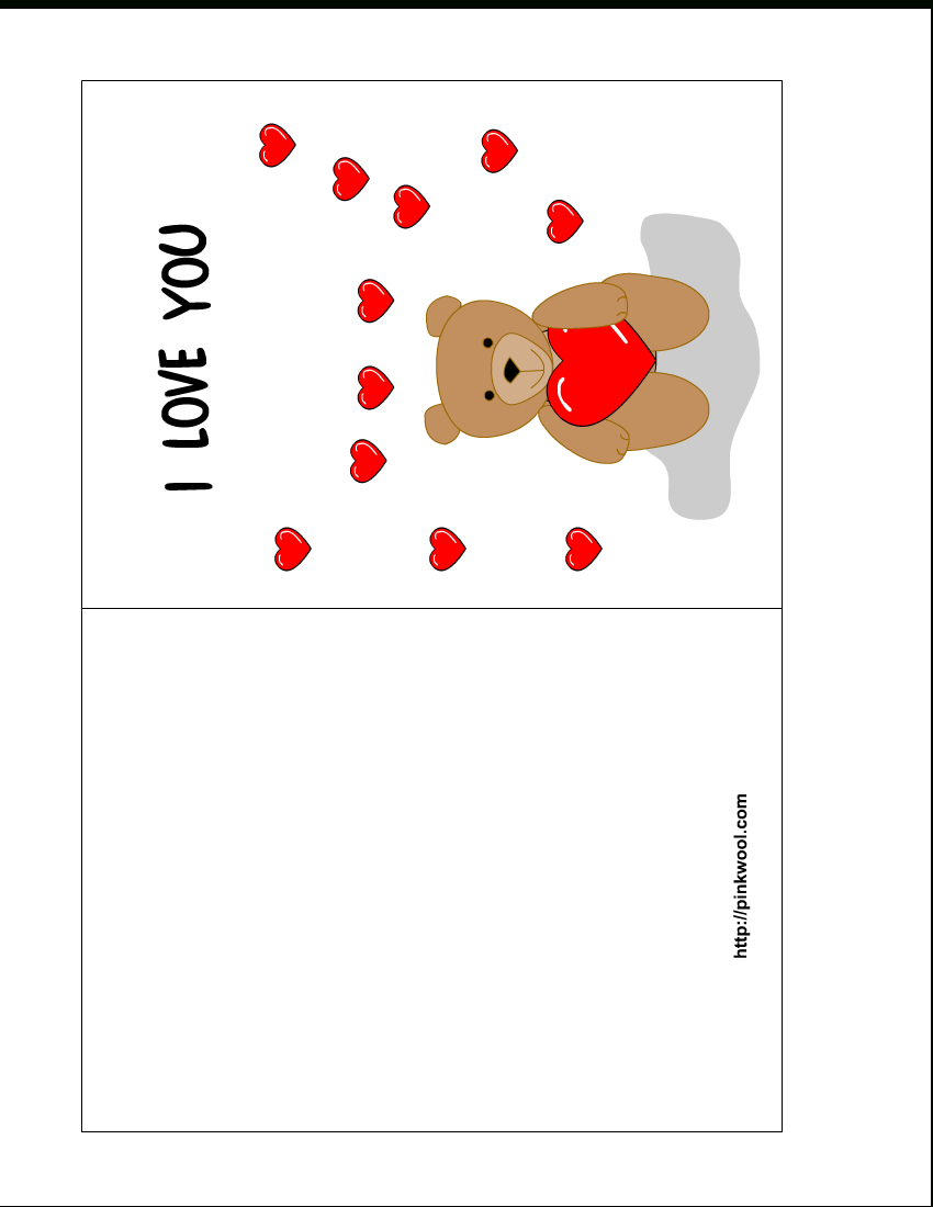 13 Free Card Templates For Printing Images - Valentine's Day With Regard To Free Templates For Cards Print