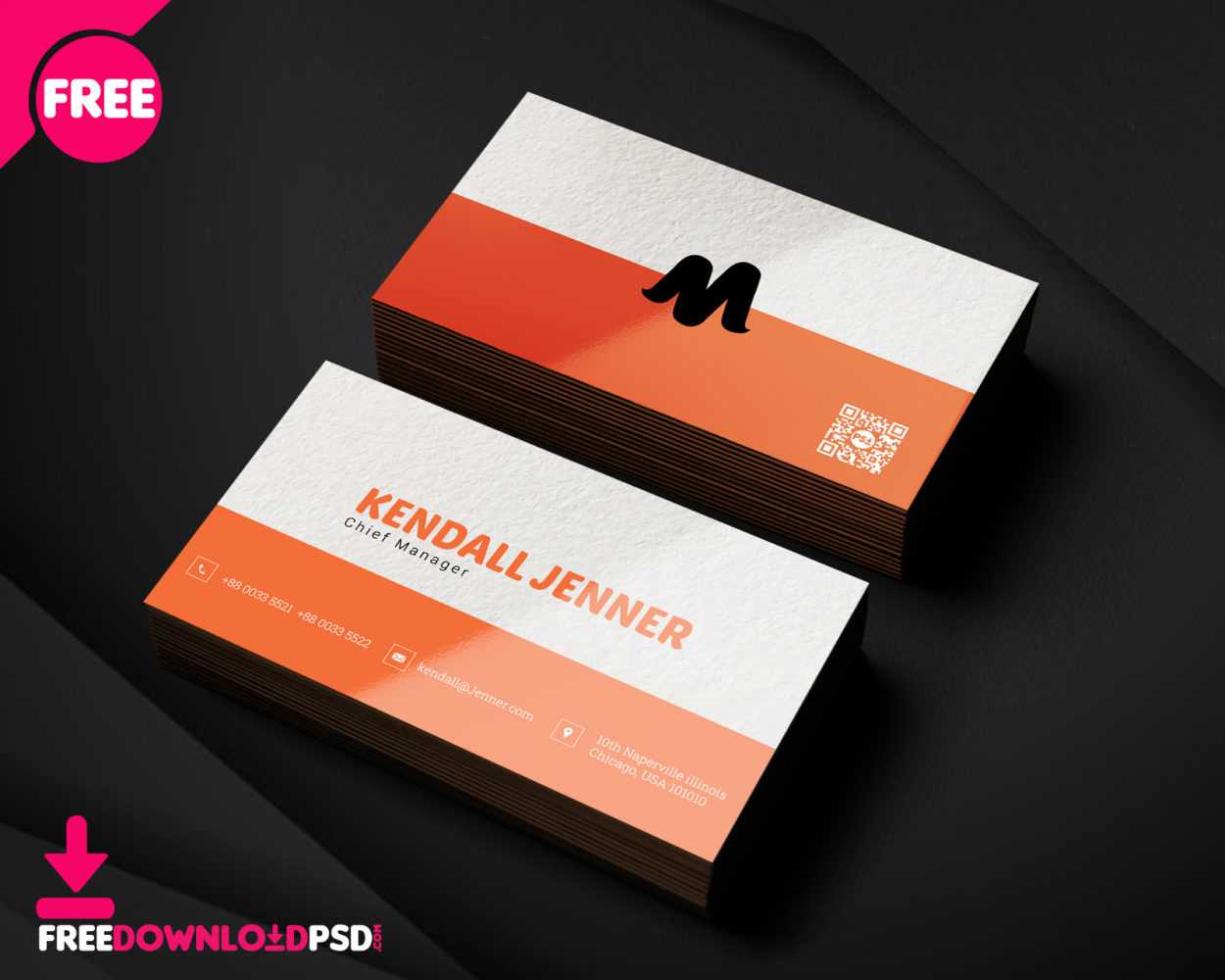 150+ Free Business Card Psd Templates Inside Calling Card Free Template