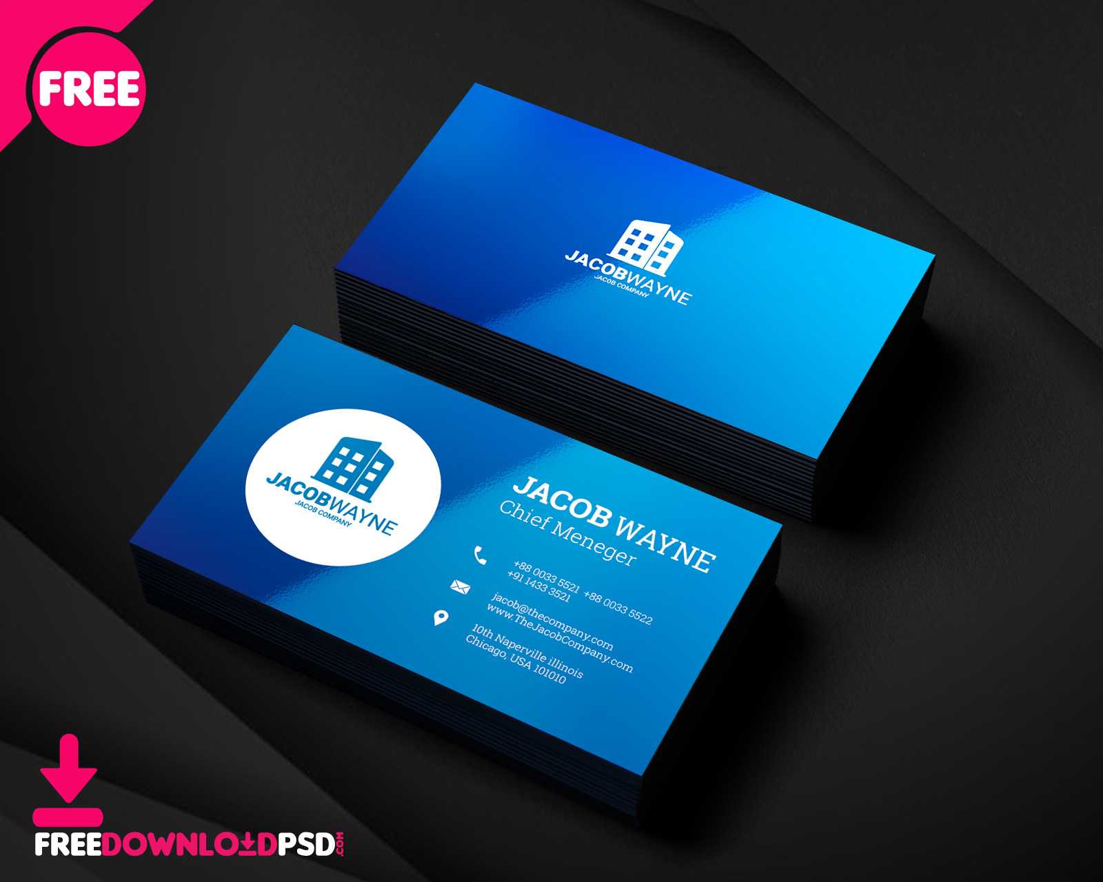 150+ Free Business Card Psd Templates Pertaining To Photography Business Card Template Photoshop