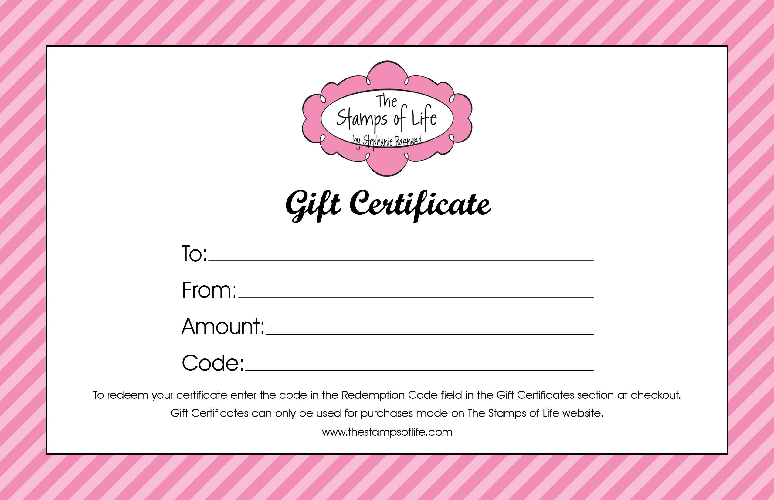 16+ Free Gift Certificate Templates & Examples – Word Excel For Printable Gift Certificates Templates Free