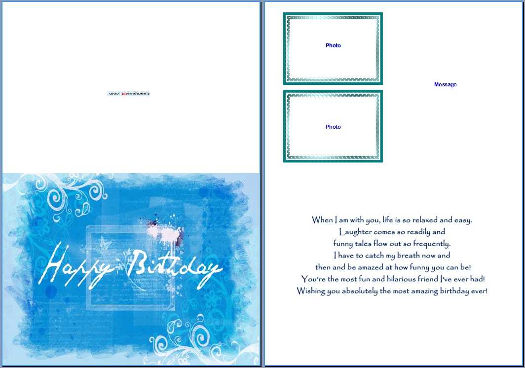 19 Birthday Card Templates For Word Images – Free Birthday Throughout Birthday Card Template Microsoft Word
