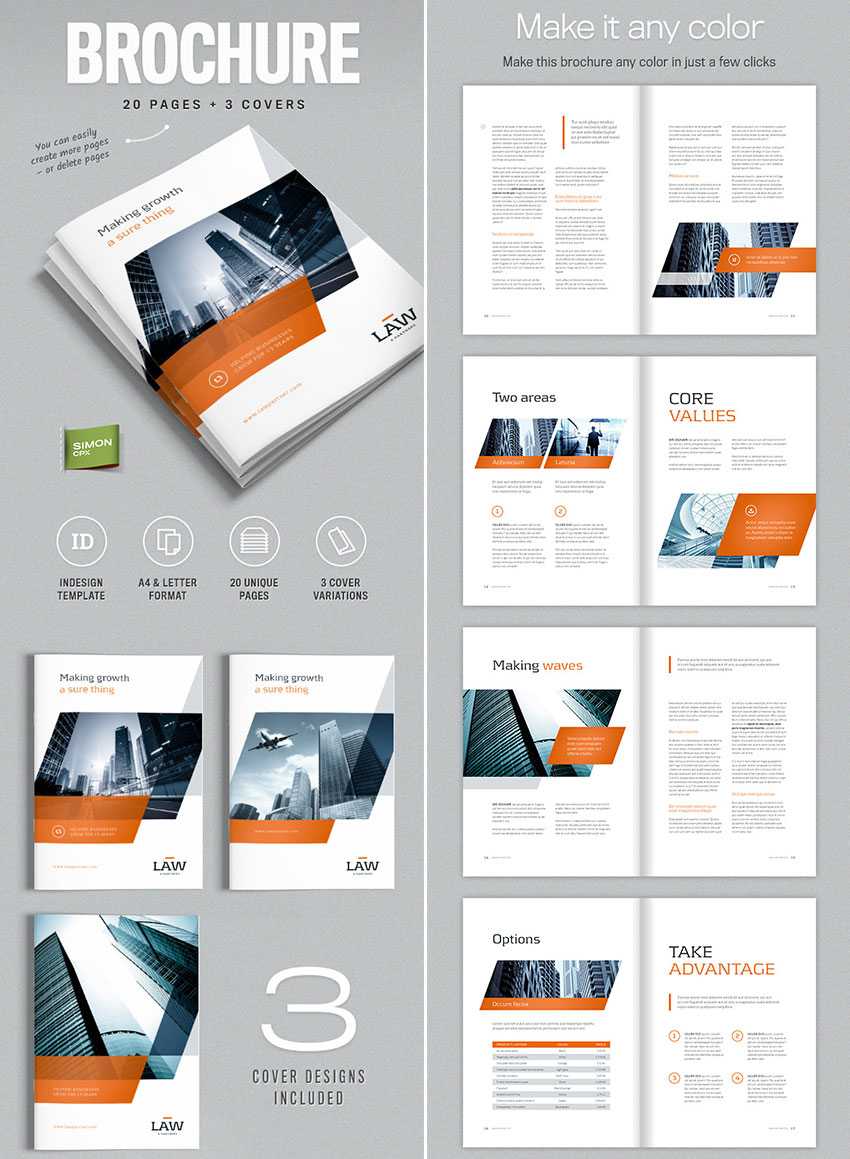 20 Кращих Шаблонів Indesign Brochure – Для Творчого Throughout Adobe Indesign Brochure Templates