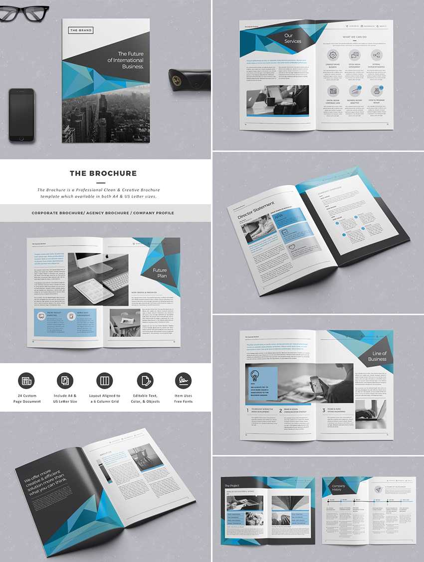 20 Кращих Шаблонів Indesign Brochure – Для Творчого With Regard To Adobe Indesign Brochure Templates