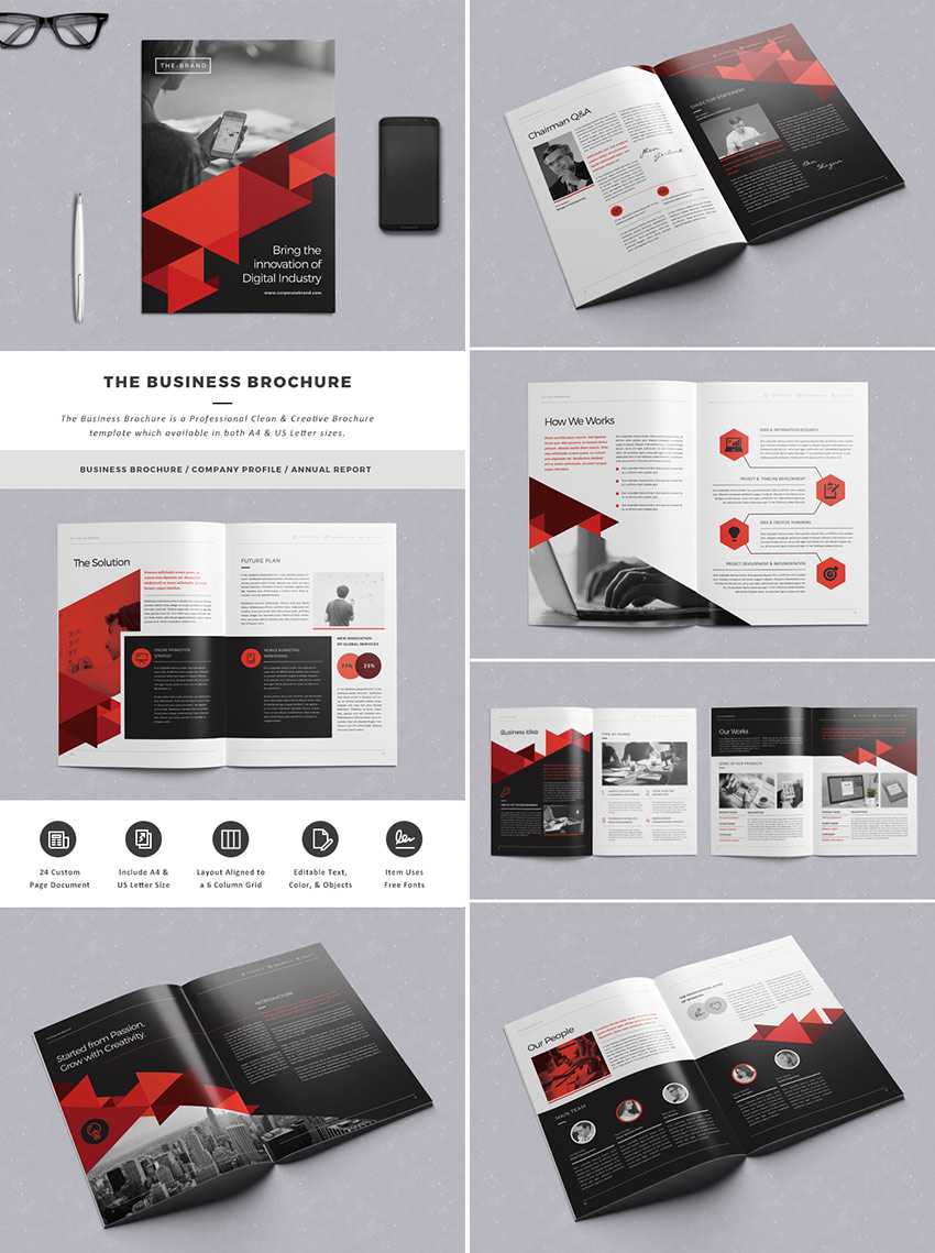 20 Лучших Шаблонов Indesign Brochure – Для Творческого For Brochure Template Indesign Free Download
