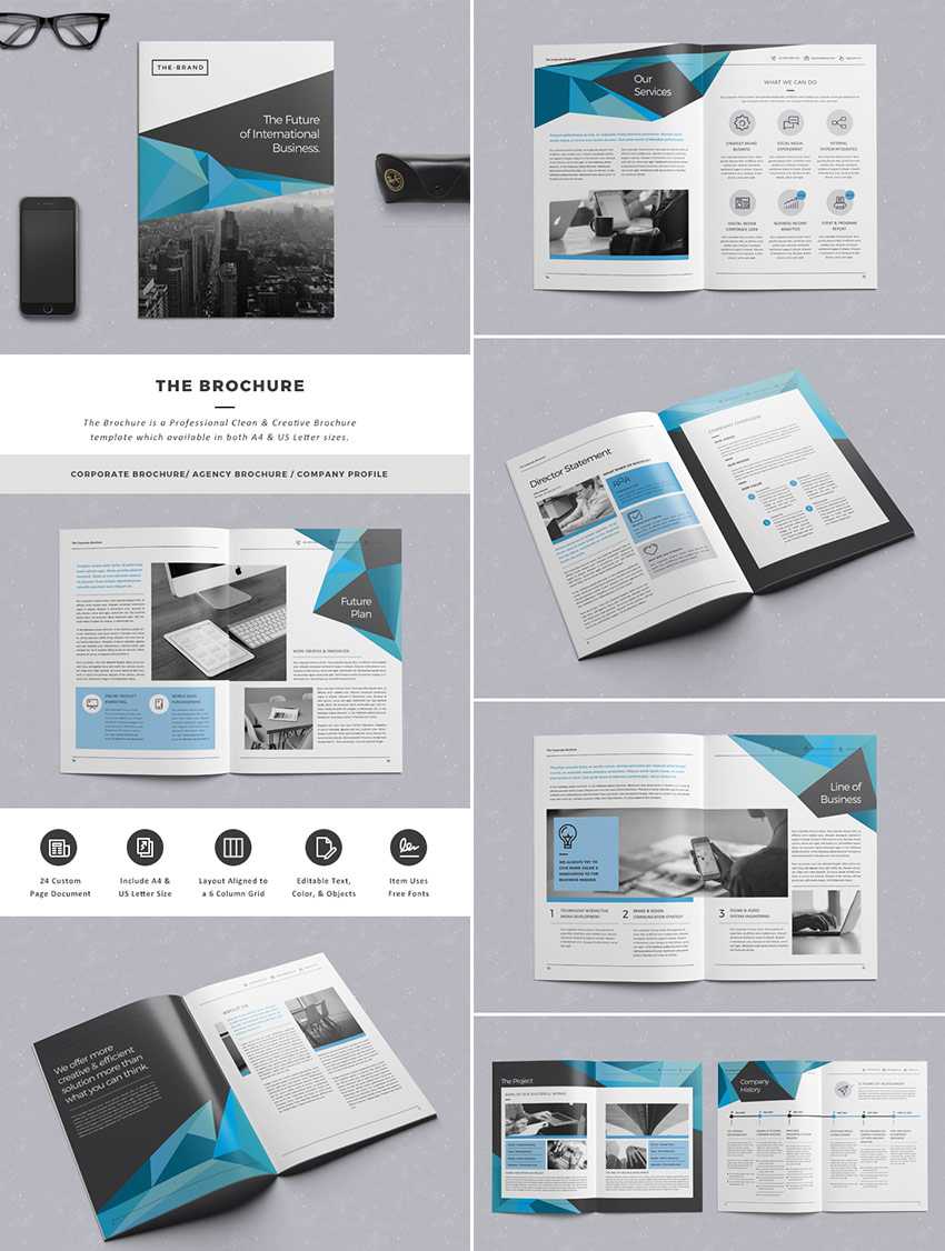 20 Лучших Шаблонов Indesign Brochure - Для Творческого Throughout Indesign Templates Free Download Brochure