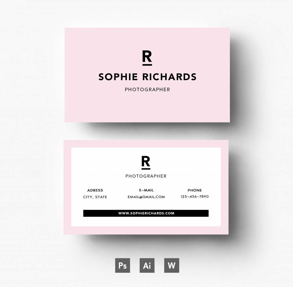 20 Examples Of A Stylish Business Card Photoshop Template Inside Microsoft Templates For Business Cards
