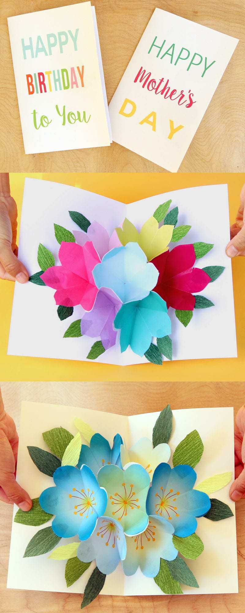 20 Report Flower Pop Up Card Template Free Download Layouts With Free Pop Up Card Templates Download