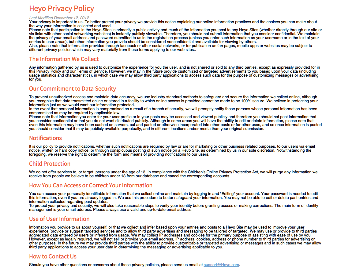 2020 Free Privacy Policy Template Generator Within Credit Card Privacy Policy Template