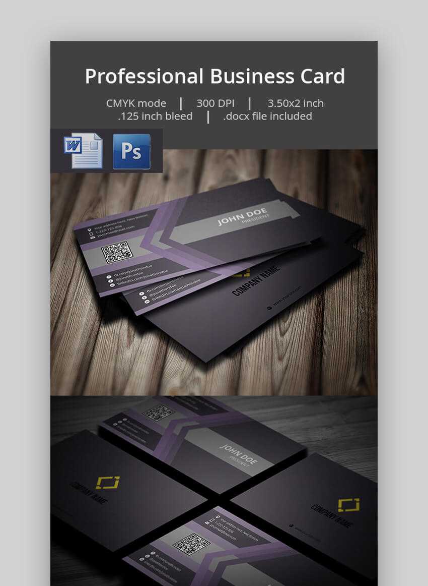 25+ Free Microsoft Word Business Card Templates (Printable For Microsoft Office Business Card Template