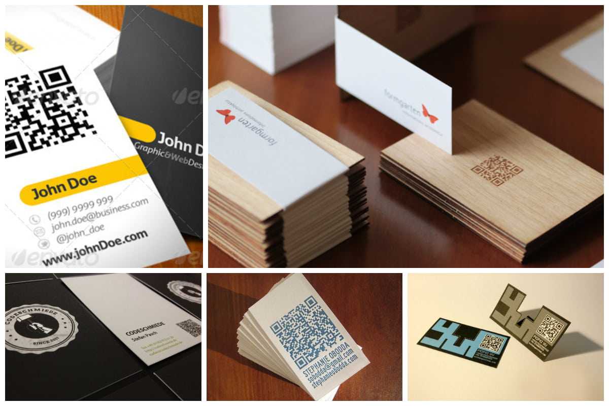 25 Impressive Examples Of Qr Code Business Cards Inside Qr Code Business Card Template