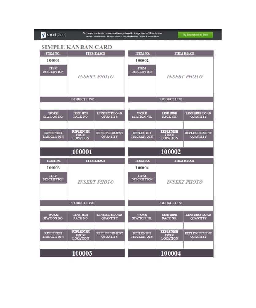 25 Printable Kanban Card Templates (& How To Use Them) ᐅ With Kanban Card Template