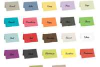 28+ [ Paper Source Templates Place Cards ] | Printable Place intended for Paper Source Templates Place Cards