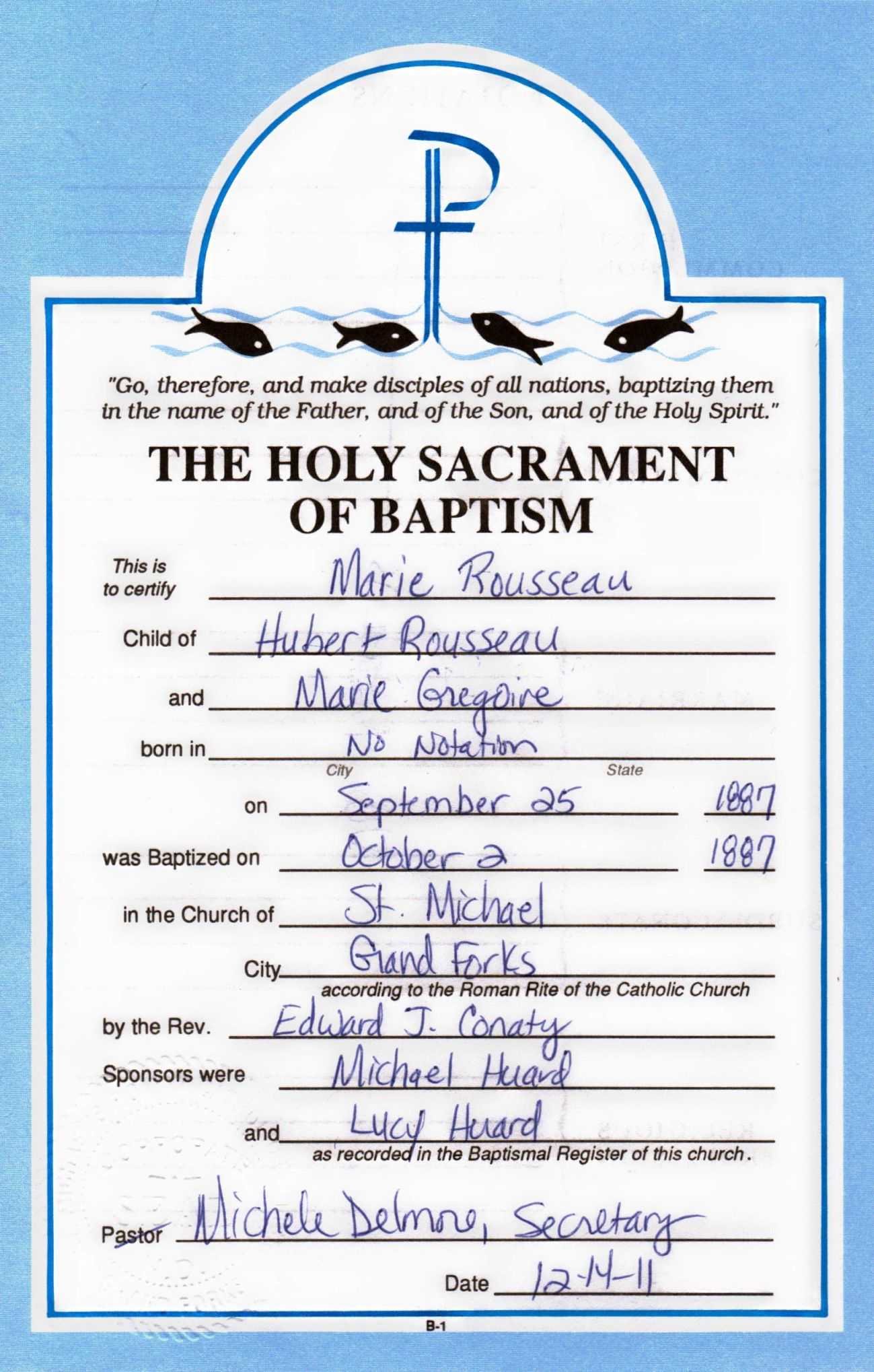 28+ [ Roman Catholic Baptism Certificate Template ] | Pics Pertaining To Baptism Certificate Template Download