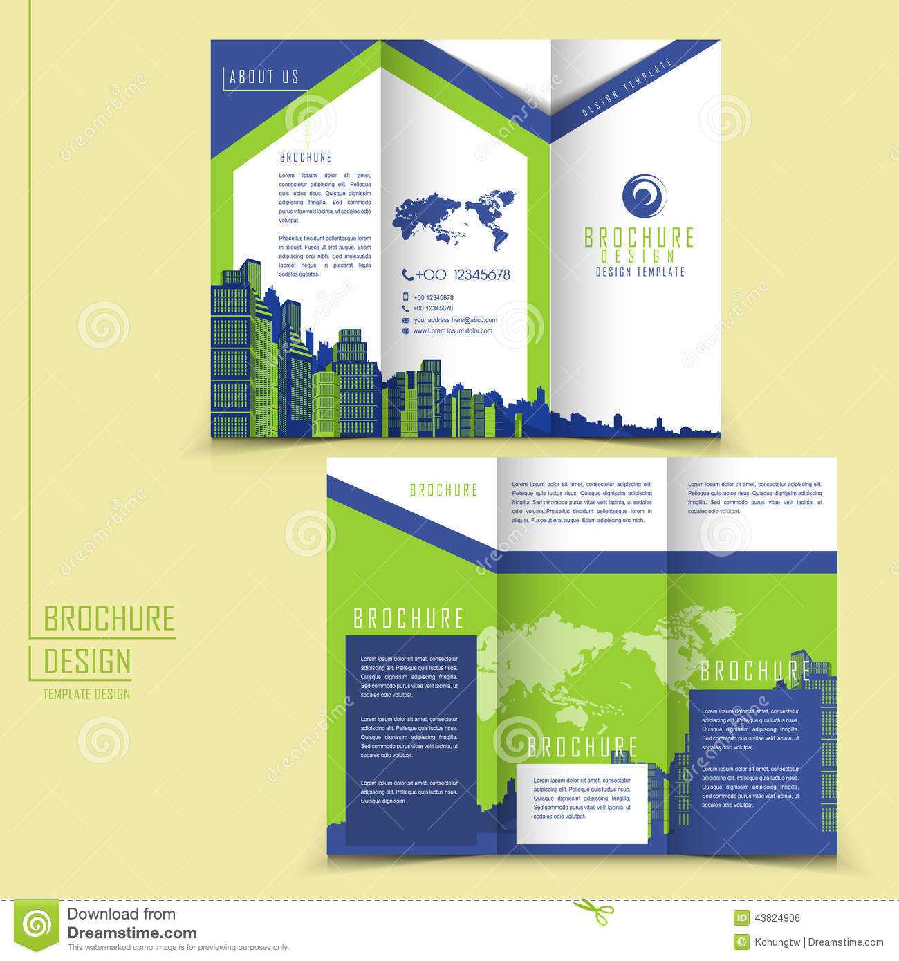 3 Page Brochures – Dalep.midnightpig.co Throughout Z Fold Brochure Template Indesign