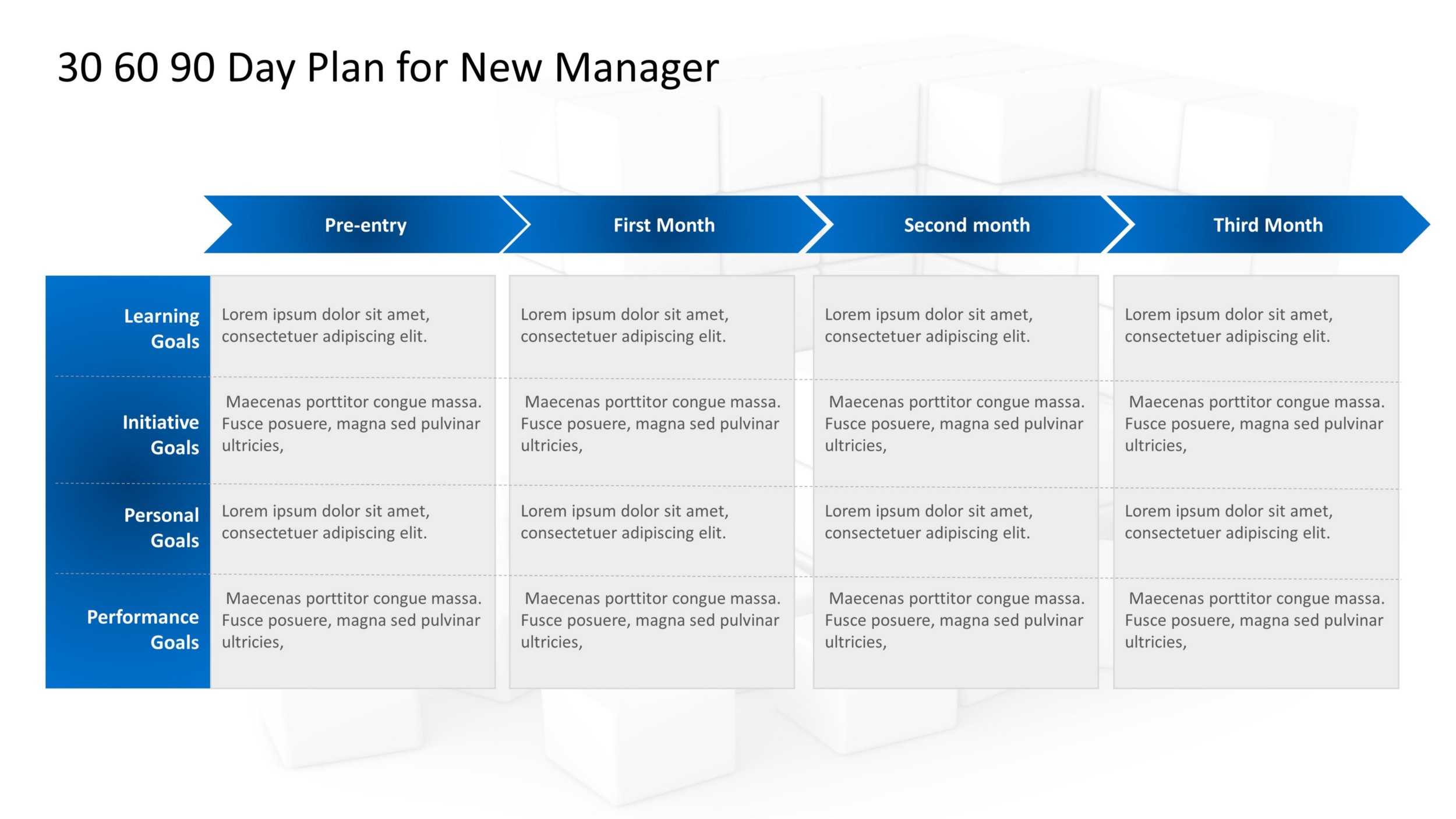 30–60–90 Day Plan Powerpoint: The North Star For A New Manager Pertaining To 30 60 90 Day Plan Template Powerpoint