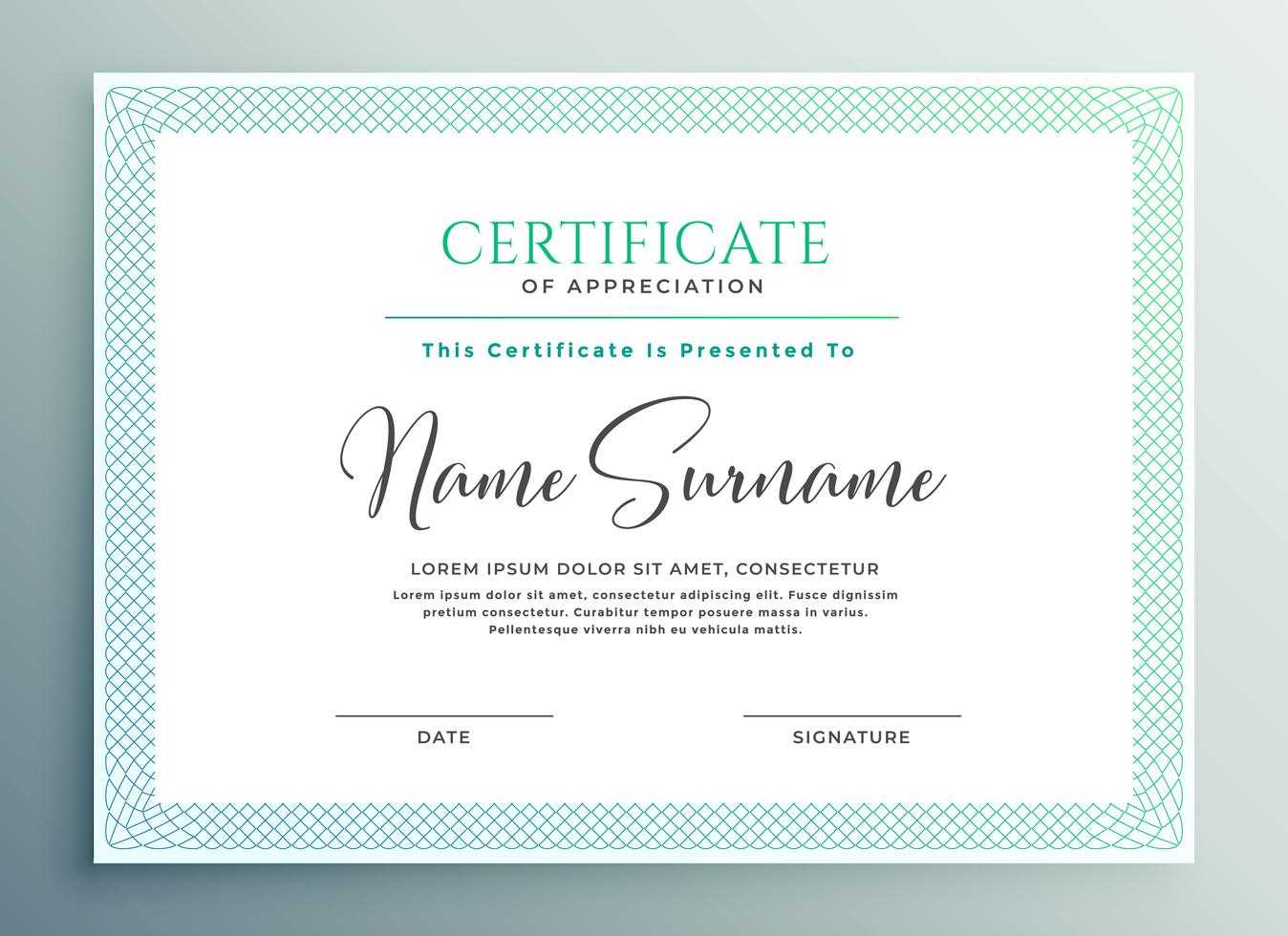 30+ Certificate Of Appreciation Download!! | Templates Study In Volunteer Of The Year Certificate Template