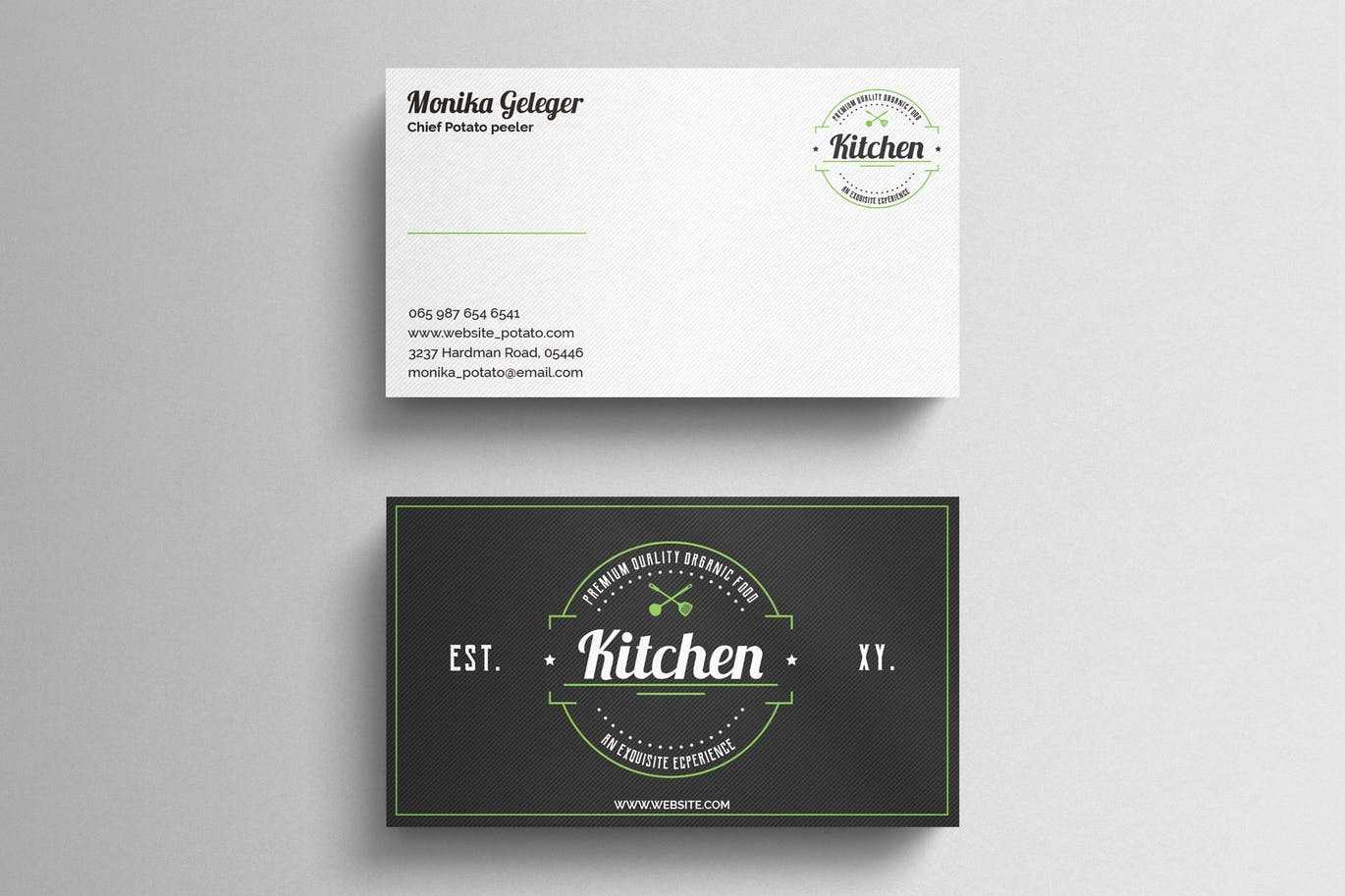 30+ Delicate Restaurant Business Card Templates | Decolore With Restaurant Business Cards Templates Free