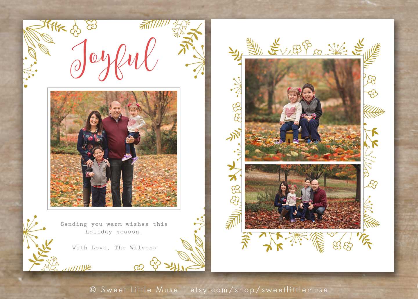 30 Holiday Card Templates For Photographers To Use This Year Throughout Christmas Photo Card Templates Photoshop