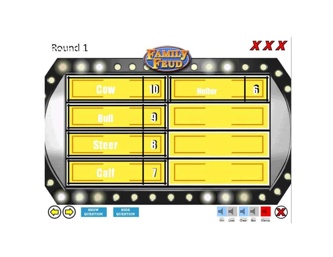 31 Great Family Feud Templates (Powerpoint, Pdf & Word) ᐅ In Family Feud Powerpoint Template With Sound
