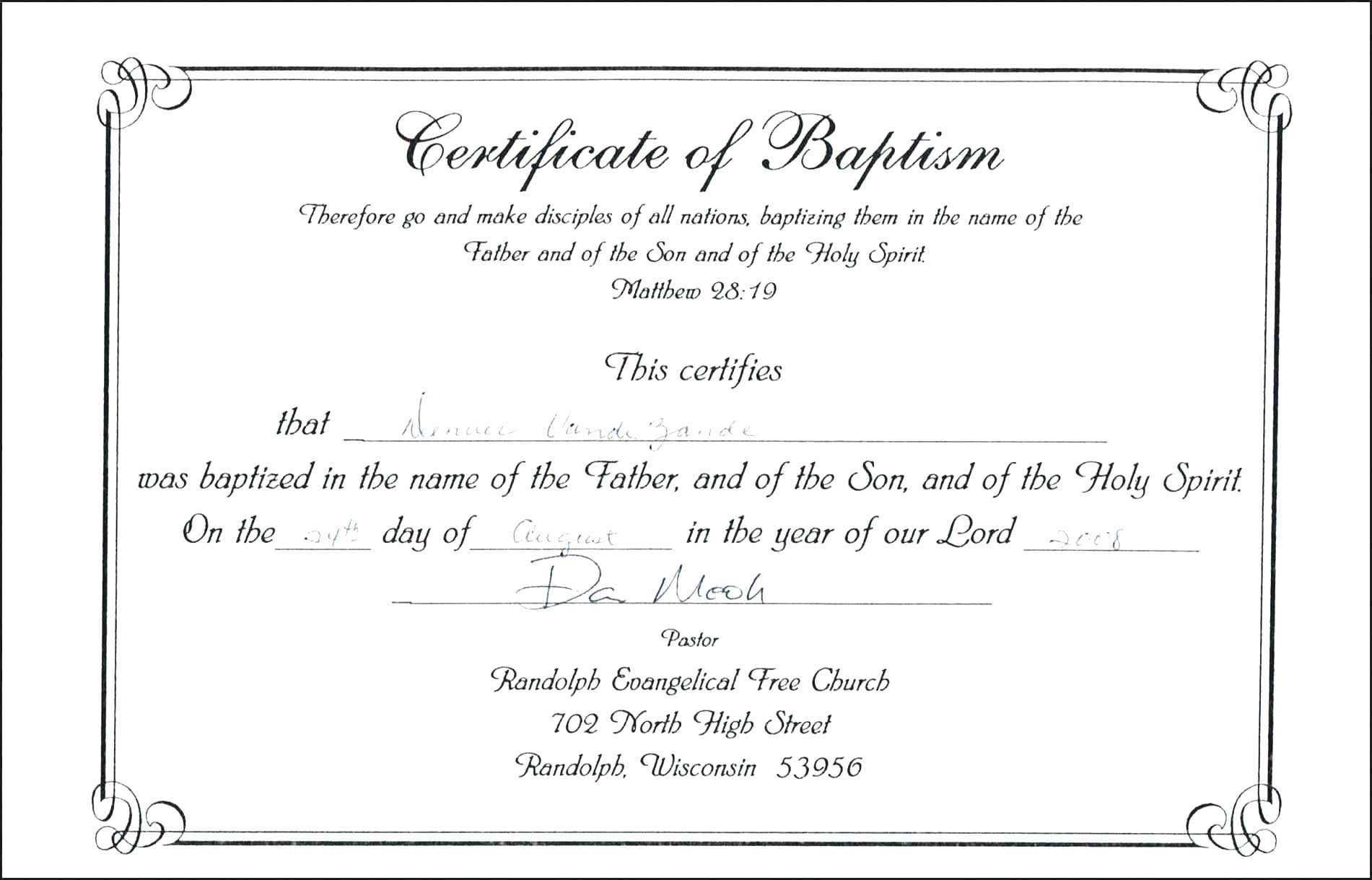 31330 Certificate Of Baptism Template | Wiring Resources With Choir Certificate Template