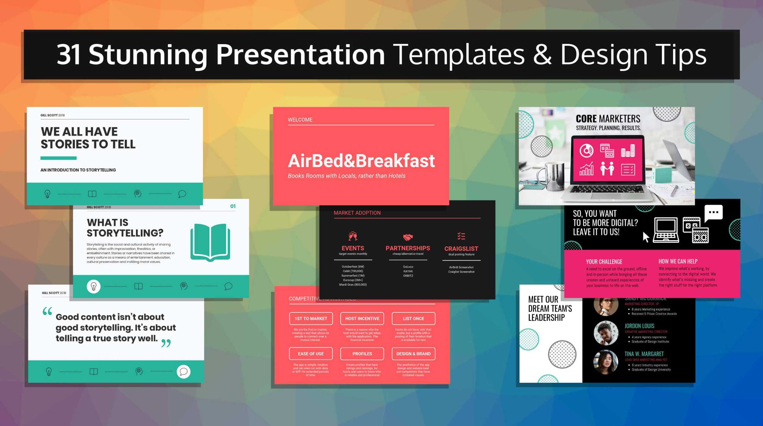 33 Stunning Presentation Templates And Design Tips Inside Sample Templates For Powerpoint Presentation