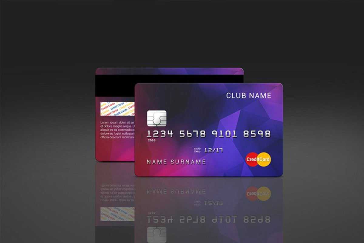 35 Free And Premium Credit Card Mockups - Colorlib Pertaining To Credit Card Templates For Sale