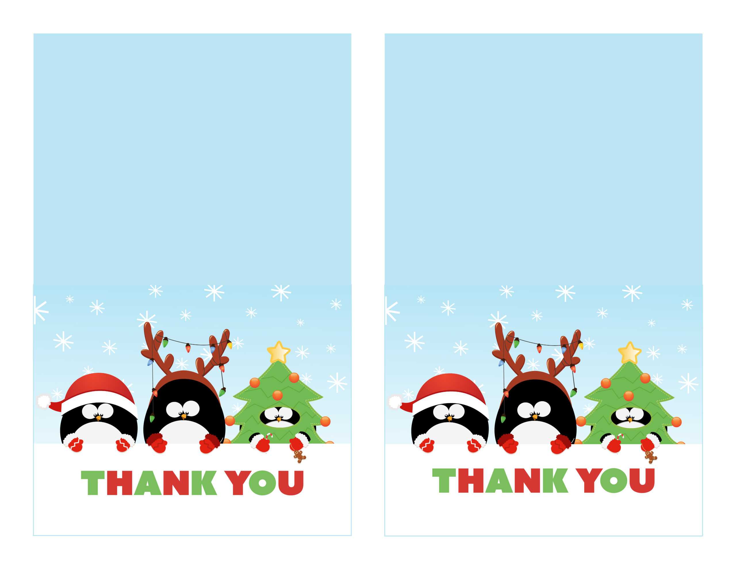 36 Adding Christmas Thank You Card Templates Free Download Within Christmas Thank You Card Templates Free