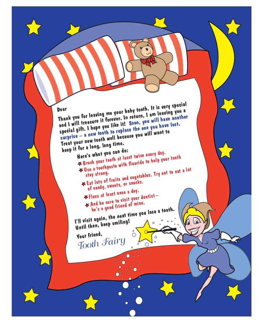 37 Tooth Fairy Certificates & Letter Templates – Printable With Tooth Fairy Certificate Template Free