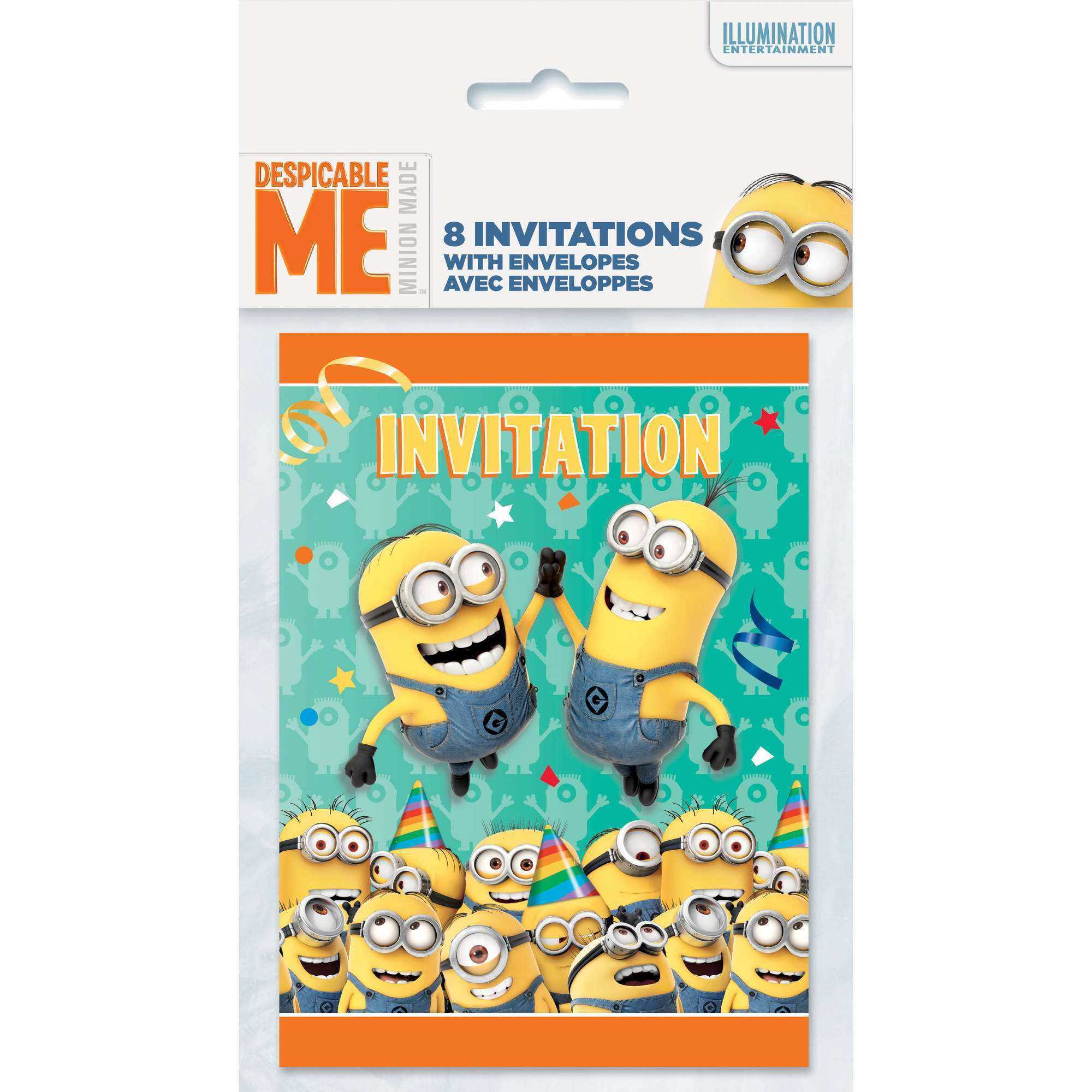 38 Creating Birthday Invitation Card Template Minion For Ms In Minion Card Template