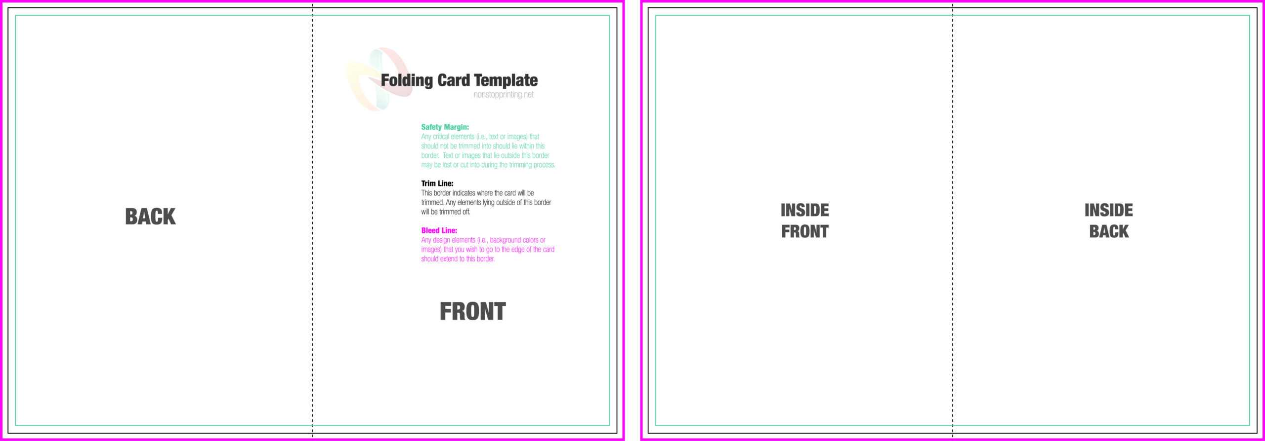 39 Online Folding Card Template For Word Now With Folding With Regard To Foldable Card Template Word