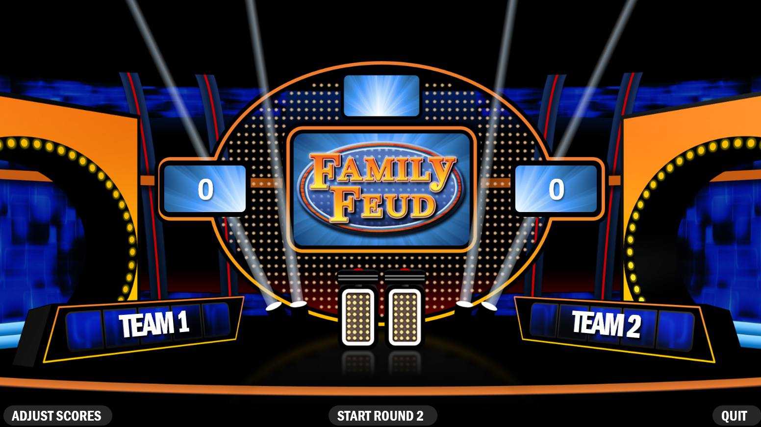 4 Best Free Family Feud Powerpoint Templates Intended For Family Feud Powerpoint Template With Sound
