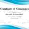 40 Fantastic Certificate Of Completion Templates [Word Intended For School Leaving Certificate Template