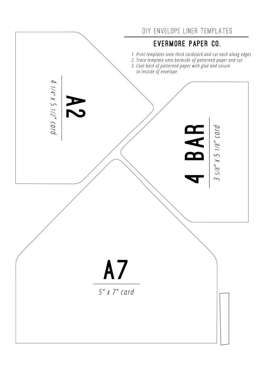 40+ Free Envelope Templates (Word + Pdf) ᐅ Templatelab For Envelope Templates For Card Making