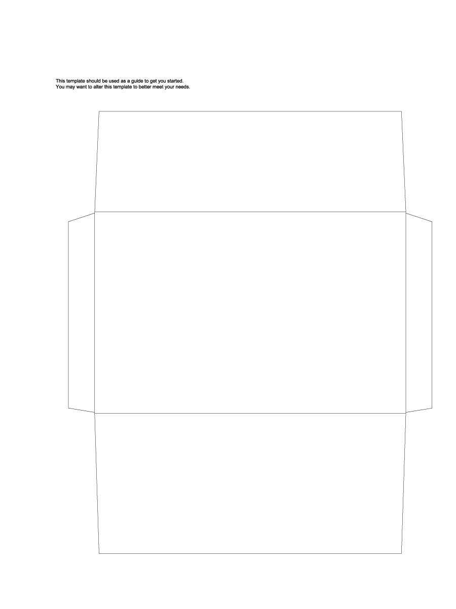 40+ Free Envelope Templates (Word + Pdf) ᐅ Templatelab Within Envelope Templates For Card Making