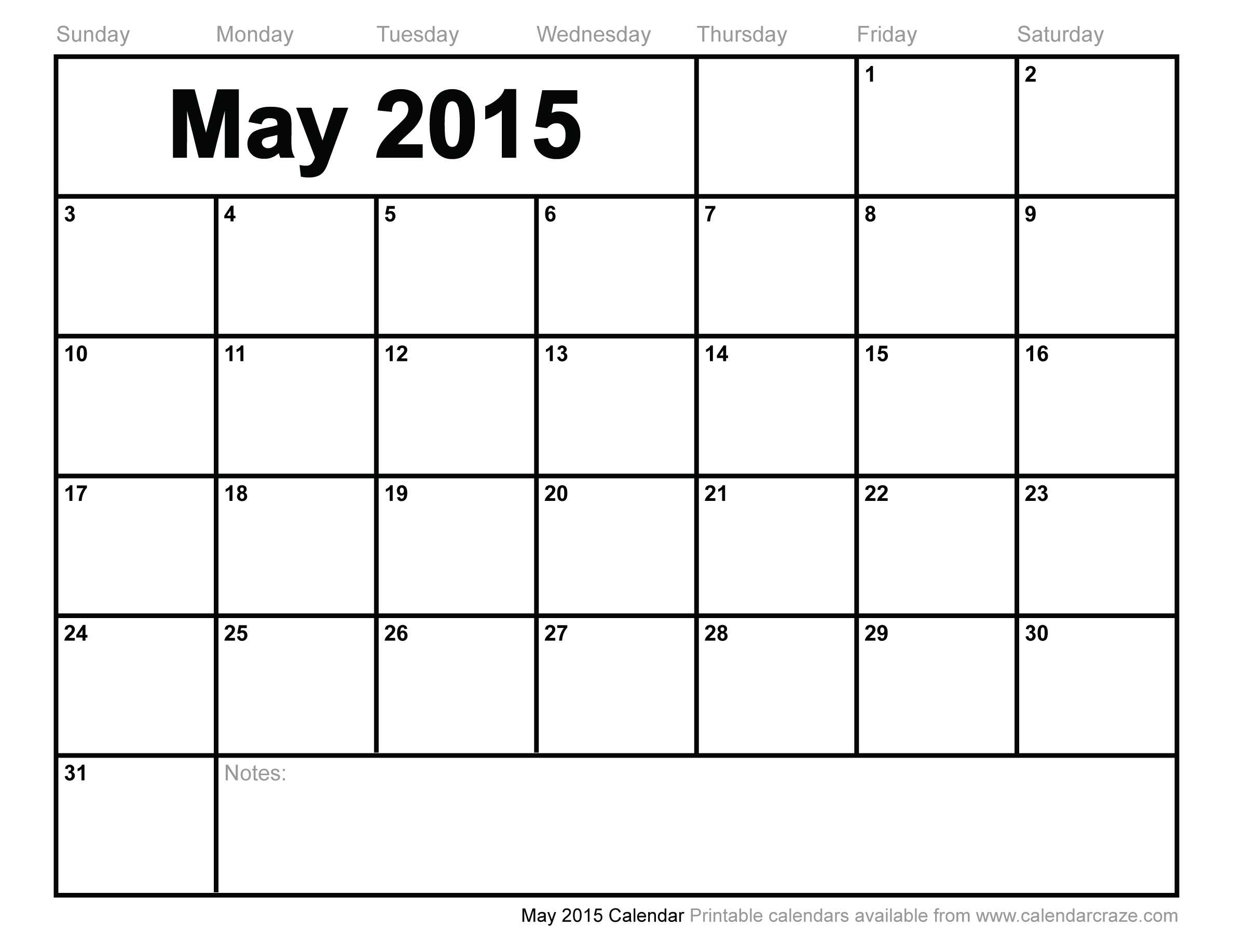 5 Best Images Of May 2015 Calendar Printable – Free Large Regarding Powerpoint Calendar Template 2015