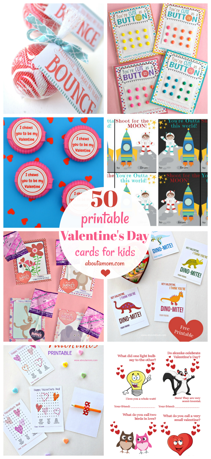 50 Free Printable Valentine's Day Cards In Valentine Card Template For Kids