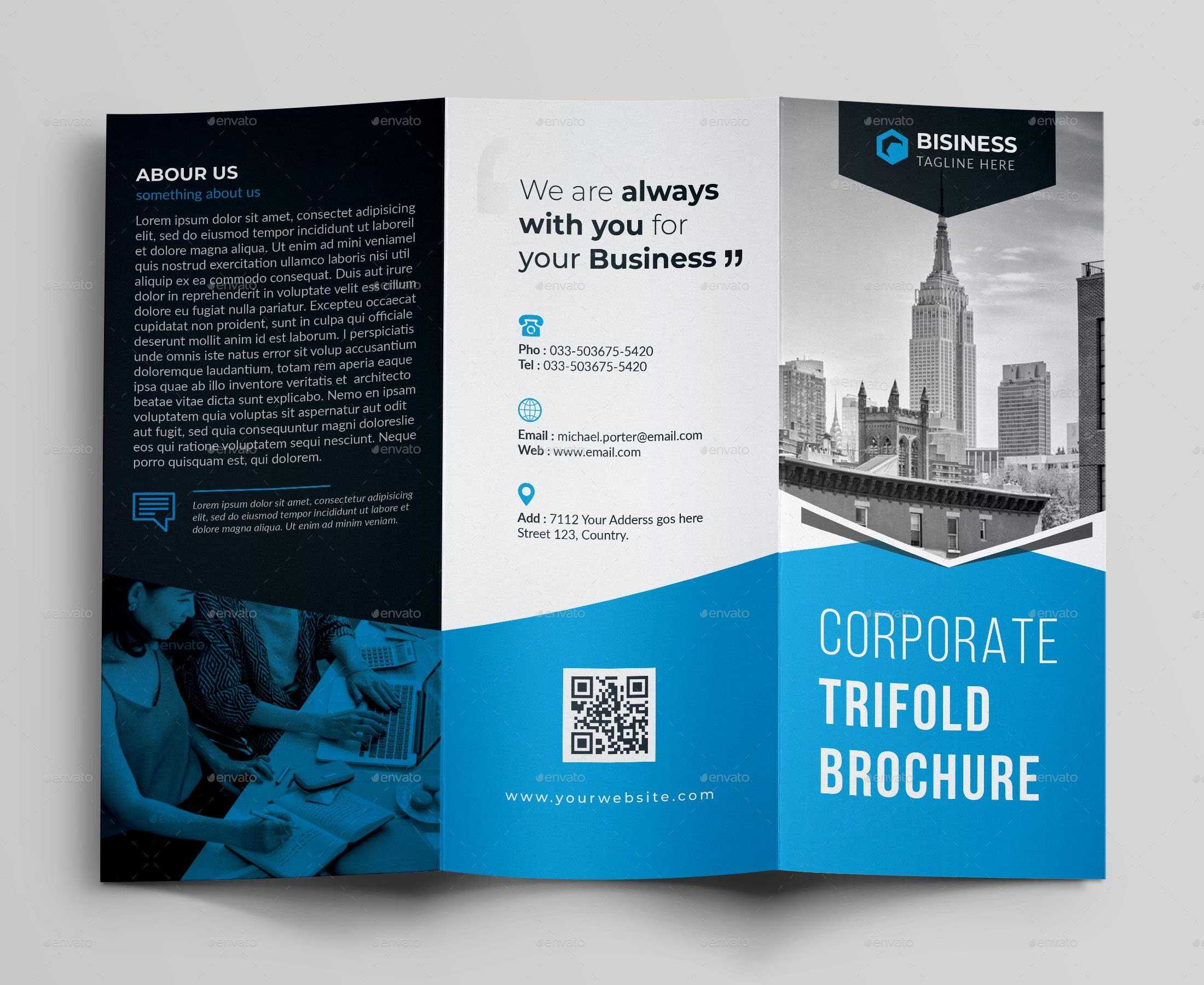 50+Premium & Free Psd Tri Fold Brochureb Templates For For Architecture Brochure Templates Free Download