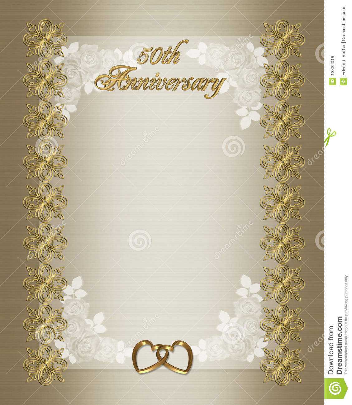 50Th Anniversary Invitations Templates Free – Calep Within Word Anniversary Card Template