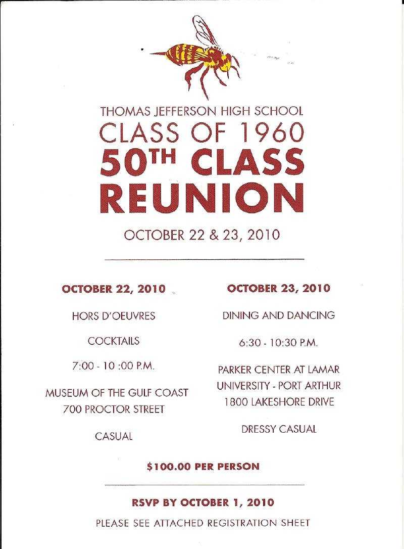 50Th Class Reunion Invitations Pertaining To Reunion Invitation Card Templates