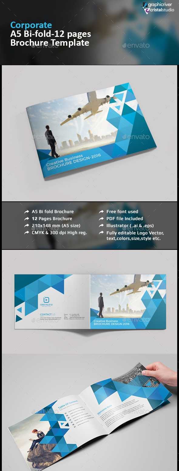 65+ Print Ready Brochure Templates Free Psd Indesign & Ai With Half Page Brochure Template