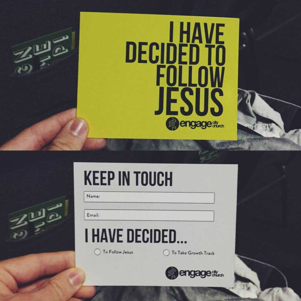 7 Perfect Church Connection Card Examples – Pro Church Tools In Decision Card Template