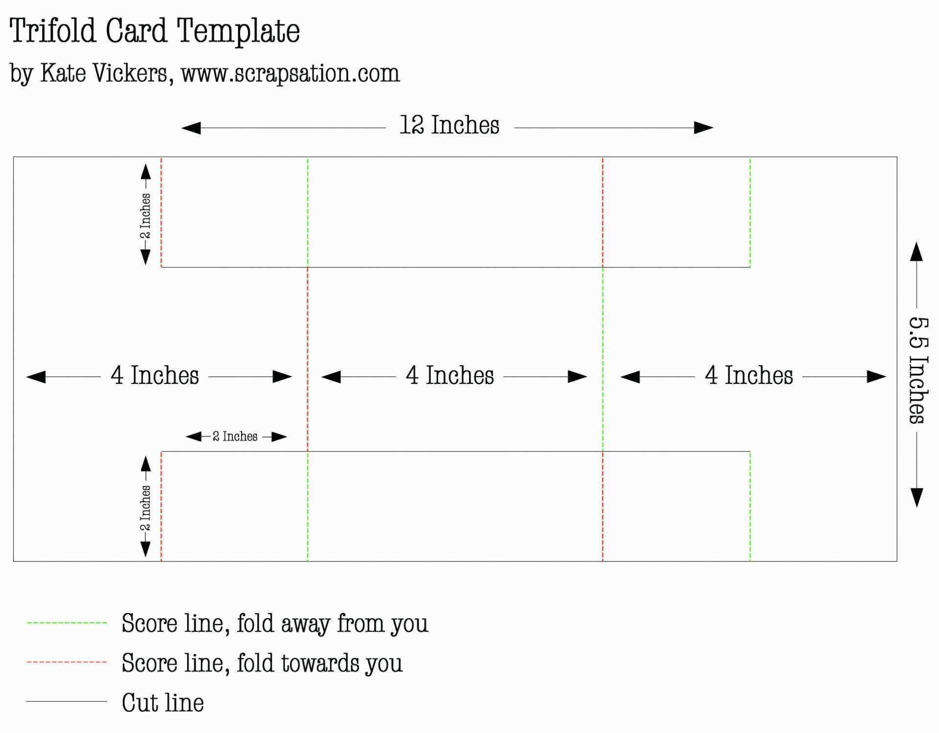 74 Visiting 5X7 Folded Card Template Free In Word5X7 Intended For Card Folding Templates Free