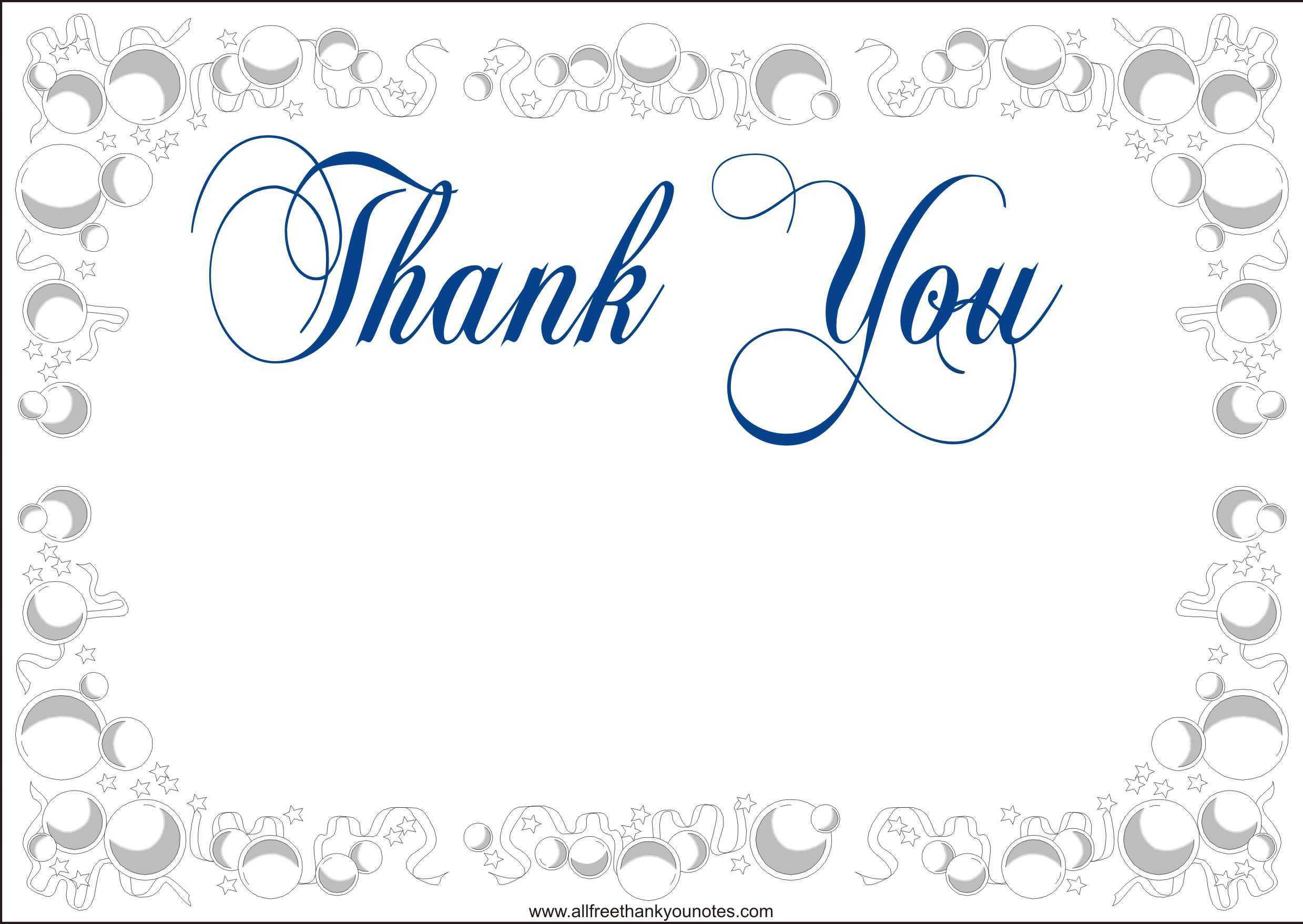76 Customize Our Free Thank You Card Template In Word With For Thank You Card Template Word